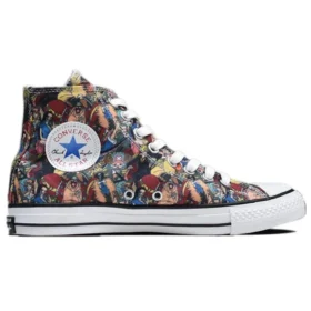 One Piece x Converse Chuck Taylor All Star 100 PT HI Canvas-Schuhe Multicolor