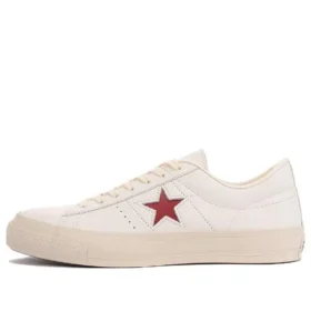 One Star J EB LEATHER „White Crimson Red“