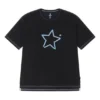 One Star Logo T-Shirt (asiatische Größen) „Black Blue“