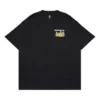 Outdoor-Grafik-T-Shirt, asiatische Größen, „Schwarz“