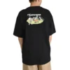 Outdoor-Grafik-T-Shirt, asiatische Größen, „Schwarz“
