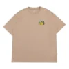 Outdoor-T-Shirt mit Grafik Asia-Größen „Oat Milk“
