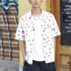 Park Gym All Over Print Shirt (asiatische Größen) „Weiß“