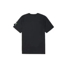 Peace and Unity Kurzarm-T-Shirt asiatische Größen „Schwarz“