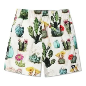 Plant Print Resort Short Asia-Größen „Desert Sand Cactus Multi“