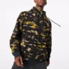 Polar Fleece Archive Camo Funnel Top Sweatshirt Asiatische Größen „Camo Green“