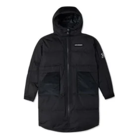 Premium-Daunenjacke in asiatischer Größe „Schwarz“
