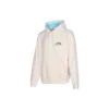 Rainbow Cloud Graphic Hoodie – asiatische Größen „Egret“