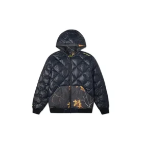 Real Tree Wendejacke mit Blattprint, asiatische Größen, „Schwarz“