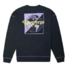 Renew Graphic Crewneck Sweatshirt asiatische Größen „Schwarz“