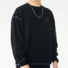 Renew Graphic Crewneck Sweatshirt asiatische Größen „Schwarz“
