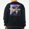 Renew Graphic Crewneck Sweatshirt asiatische Größen „Schwarz“