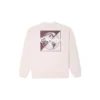 Renew Graphic Rundhals-Sweatshirt asiatische Größen „Silt Red“