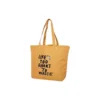Renew Life „Life’s Too Short To Waste“ Canvas-Tragetasche „Brown“