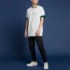 Renew Oversized T-Shirt mit Rundhalsausschnitt und Tasche, asiatische Größen „Beige“