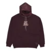 Renew Retro Hoodie asiatische Größen „Burgunderrot“