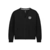 Retro Cardigan Asia-Größen „Schwarz“