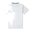 Retro Chuck Arch T-Shirt asiatische Größen „Weiß-Grün“
