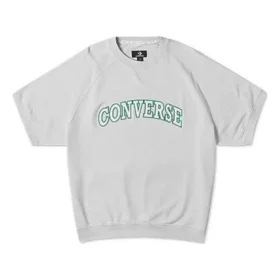 Retro Chuck Crew Fossilized T-Shirt (asiatische Größen) „Grau“