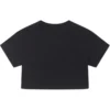 Retro Chuck Cropped T-Shirt (asiatische Größen) „Schwarz“