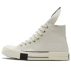 Rick Owens x DRKSHDW DRKSTAR Chuck 70 High „Egret“