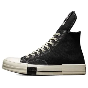 Rick Owens x DRKSHDW DRKSTAR Chuck 70 High „Schwarz“