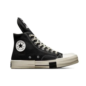 Rick Owens x DRKSHDW DRKSTAR Chuck 70 High „Schwarz“