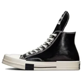 Rick Owens x TURBODRK Chuck 70 High „Black Lacquer“