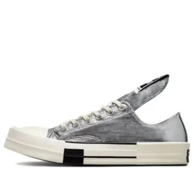 Rick Owens x TURBODRK Chuck 70 Low „Silver Lacquer“