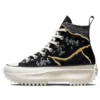 Run Star Hike High „Metallic Floral“