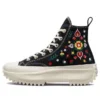 Run Star Hike Platform High „Floral Embroidery“