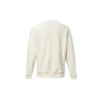 Rundhals-Langarmpullover für Herren, Weiß