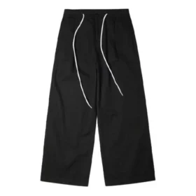 Saisonale Weithosen aus Webstoff, asiatische Größen, „Schwarz“