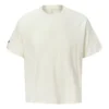 Shapes Box Cropped T-Shirt asiatische Größen „Weiß“