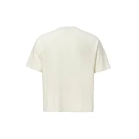 Shapes Box Cropped T-Shirt asiatische Größen „Weiß“