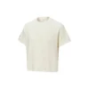 Shapes Box Cropped T-Shirt asiatische Größen „Weiß“