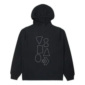 Shapes Graphic Bubble Pullover Hoodie asiatische Größen „Schwarz“ Shapes Graphic Bubble Pullover Hoodie asiatische Größen „Schwarz“