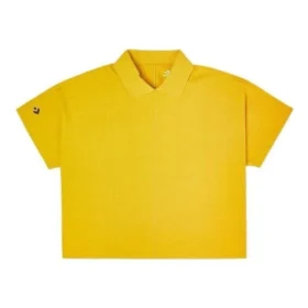 Shapes Kurzarm-Poloshirt asiatische Größen „Gelb“