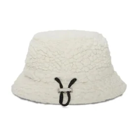 Sherpa Verstellbarer Bucket Hat „Weiß“