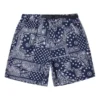 Shorts mit Paisley-Muster, asiatische Größen „Navy“