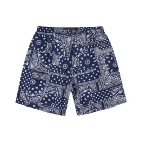 Shorts mit Paisley-Muster, asiatische Größen „Navy“
