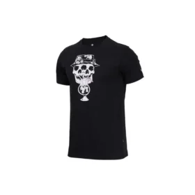 Skull & Cocktail T-Shirt asiatische Größen „Schwarz“