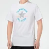 Slogan-Logo-T-Shirt mit kurzen Ärmeln für Herren, Weiß