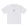 Smiley Kurzarm-T-Shirt (asiatische Größen) „Weiß“