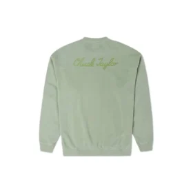 Sneakers Patch Sweatshirt mit lockerer Passform, asiatische Größen „Summit Sage“ Sneakers Patch Sweatshirt mit lockerer Passform, asiatische Größen „Summit Sage“