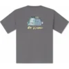 Sommer-Outdoor-T-Shirt mit Grafik, asiatische Größen, „Grau“
