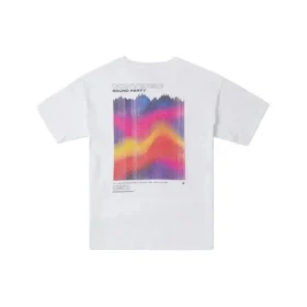 Soundwaves T-Shirt asiatische Größen „Weiß“