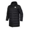Sport Freizeit Verdickte Thermowinddichte Daunenjacke mit Kapuze Asiatische Größen „Schwarz“