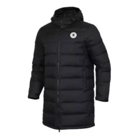 Sport Freizeit Verdickte Thermowinddichte Daunenjacke mit Kapuze Asiatische Größen „Schwarz“