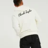 Sportjacke im Paar-Look mit Alphabet-Print, cremefarben-gelb